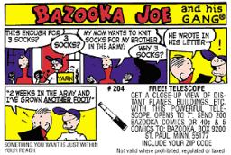 Bazooka Joe Comic